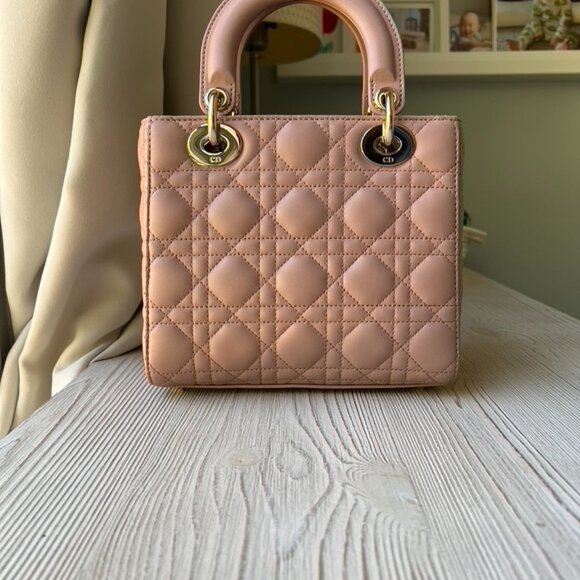 Lambskin Cannage Small My ABCDior Lady Dior Fard - Picture 3 of 16